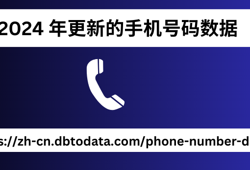 2024 年更新的手机号码数据